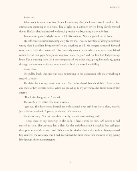 A narrative page from the book's preface
